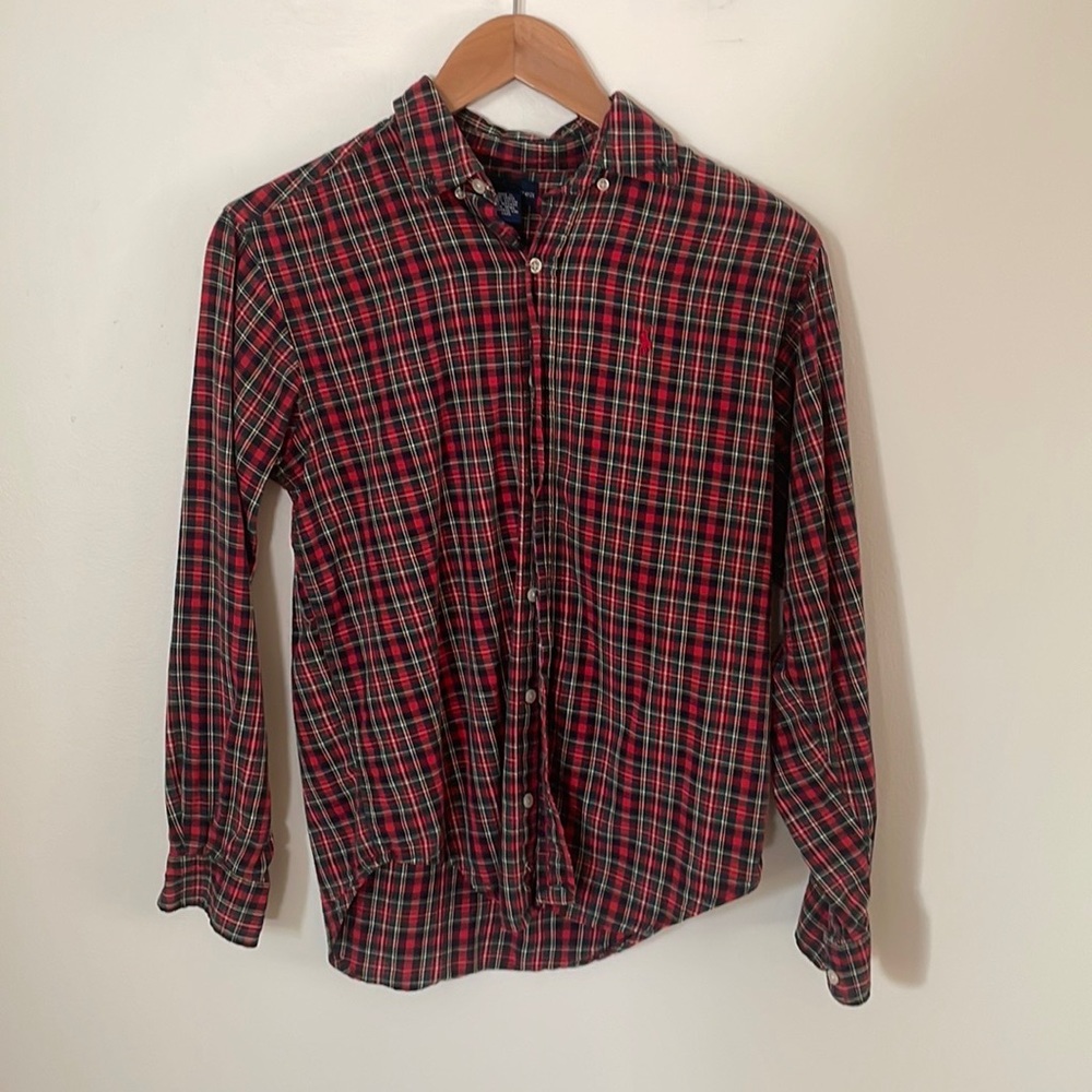 Boys XL or women’s small perfect plaid LS